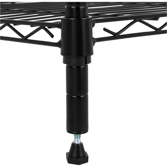 New 3-Shelf Adjustable Steel Wire Rack Heavy Shelving Organizer for Kitchen - Picture 6 of 11